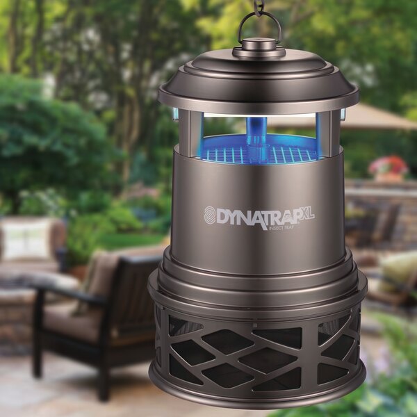A Tungsten Dynatrap insect trap designed to look like a black lantern.