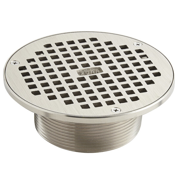 Zurn 6"Round Strainer with Square Open in Bronze/Nickel Bronze 1683676