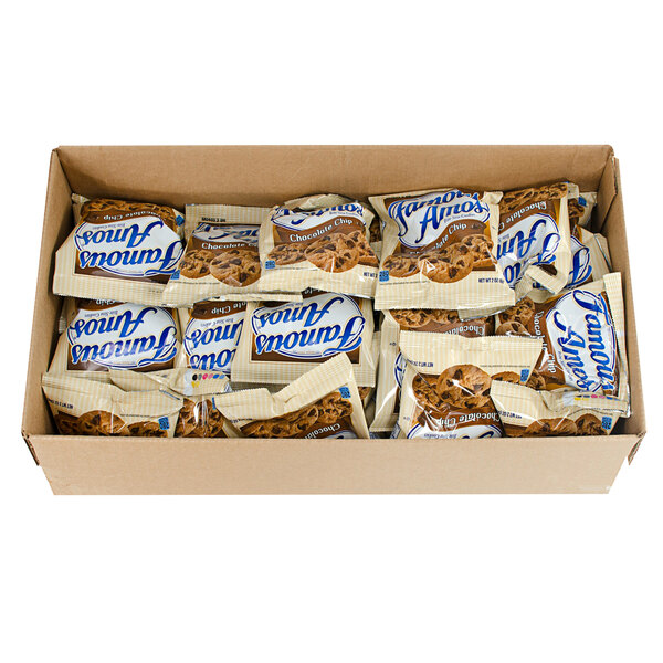 Famous Amos Chocolate Chip Cookie 2 Oz. Snack Pack (60/Case)