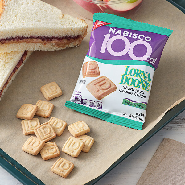 Nabisco Lorna Doone Shortbread Cookie 100 Calorie Snack Packs 72/Case