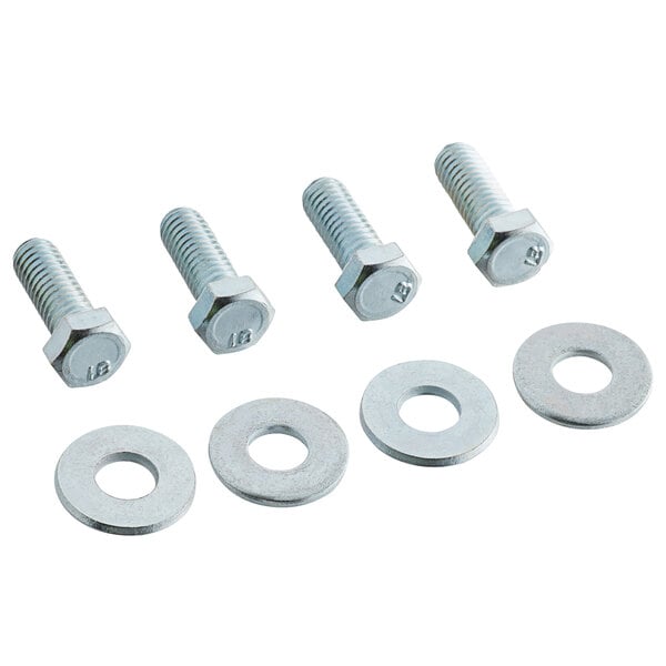 A Zurn Clamp Collar parts bag with bolts and washers.