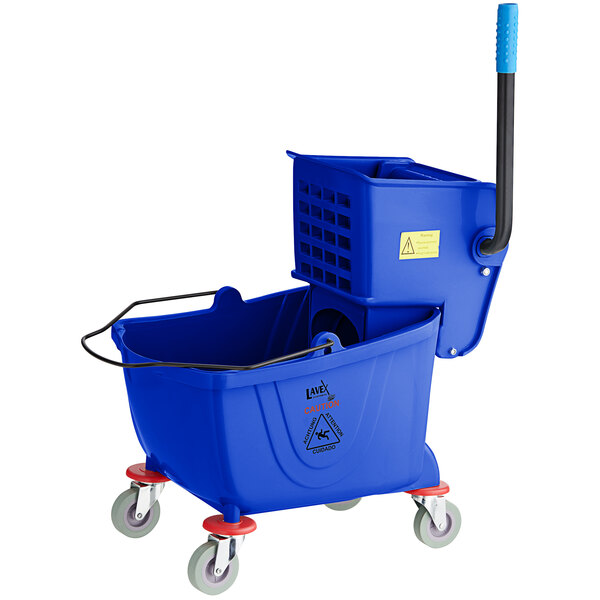Small Mop & Bucket with Wringer - Mop and Bucket Combo