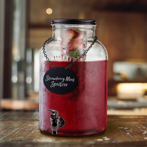 a close-up of a bottle of strawberry spritzer