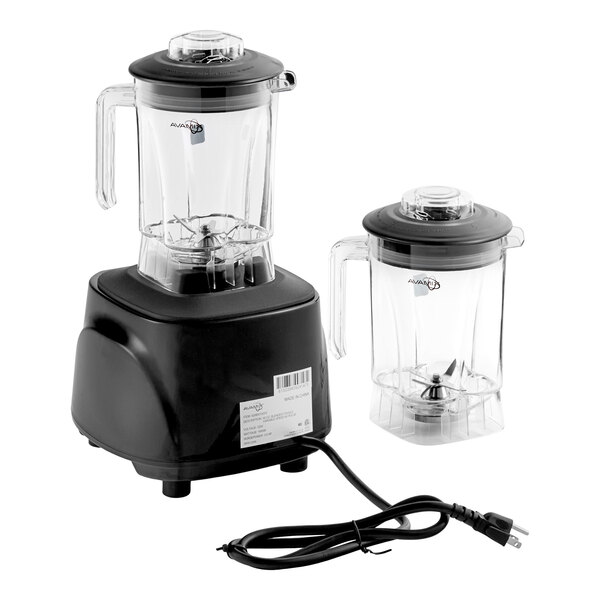 AvaMix BX1000V2J 3 1/2 hp Commercial Blender with Toggle Control, Variable Speed, and 2 48 oz. Tritan™ Containers - 120V