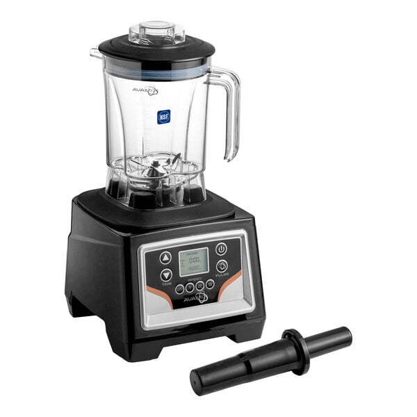 AvaMix BX1100E 3 1/2 hp Commercial Blender with Touchpad Control, Timer, Adjustable Speed, and 48 oz. Tritan™ Container - 120V