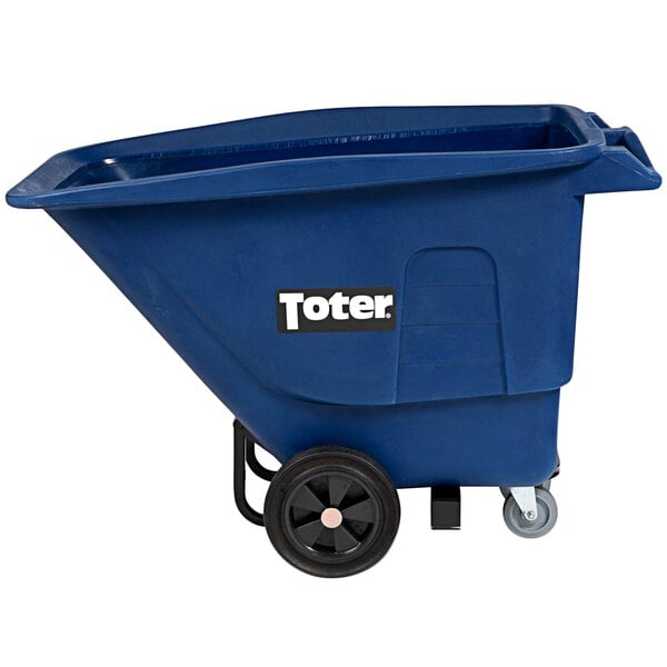 Toter UT105-00BLU 0.5 Cubic Yard Blue Standard Duty Tilt Truck with ...