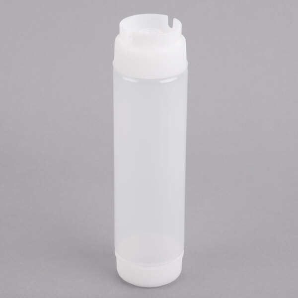 Tablecraft 16SV 16 oz. INVERTAtop Dualway First In First Out "FIFO" Squeeze Bottle