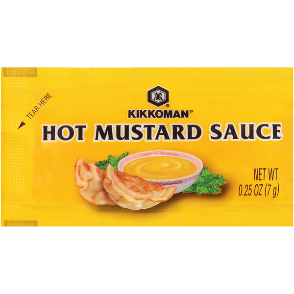 Kikkoman Hot Mustard Sauce Packet 7 Gram 500case 