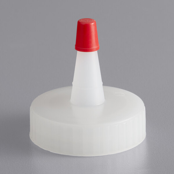 8435-C Clear Cap for 12 oz. Squeeze Bottle, small opening