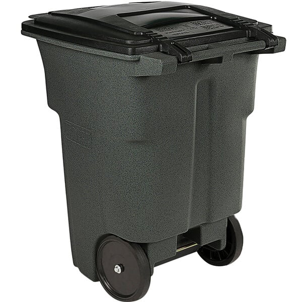 Toter Ana96-54342 96 Gallon Greenstone Rotational Molded Wheeled Trash 