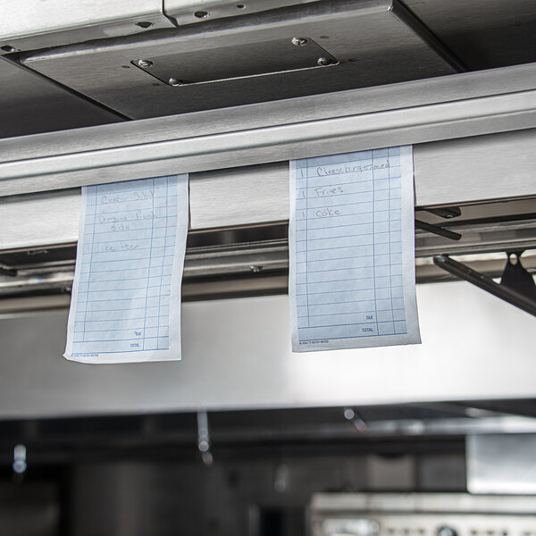 Carlisle 38360 36" x 3 1/4" Stainless Steel Wall Mounted Ticket Holder