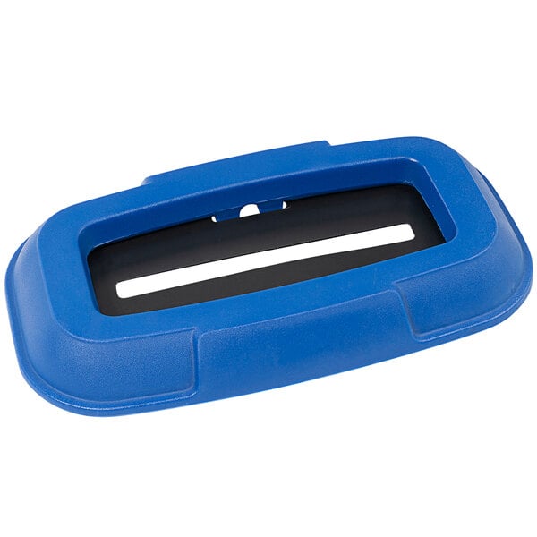 a blue and black plastic case