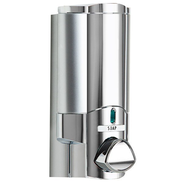 Dispenser Amenities 37144 Aviva 10 oz. Chrome Wall Mounted Locking ...