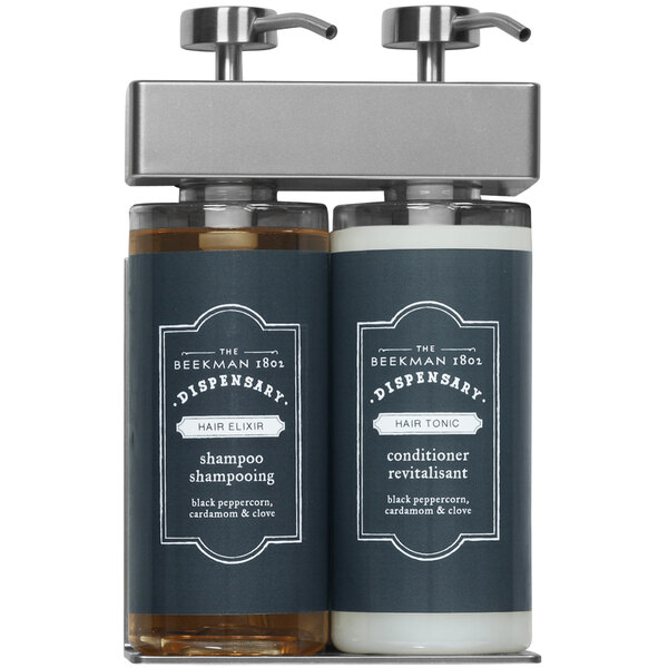a bottle of shampoo and conditioner