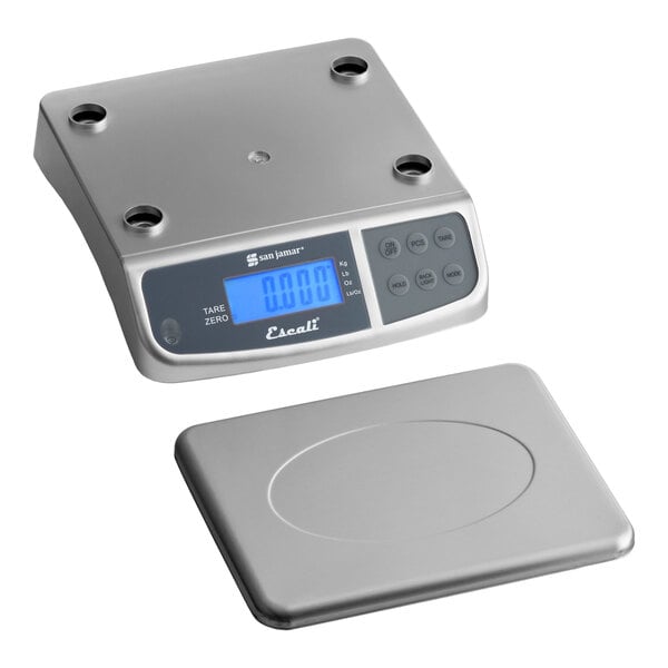 San Jamar / Escali SCDGM33 33 lb. Multi-Function Digital Portion Control Kitchen Scale