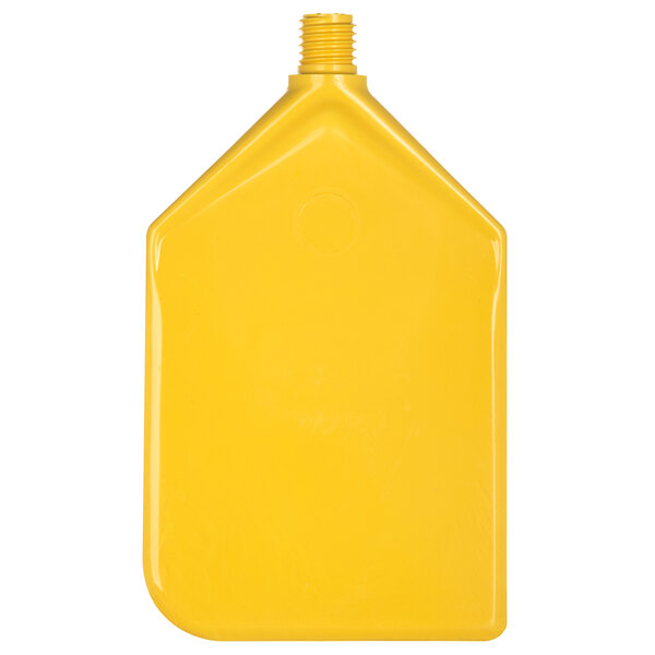 a close up of a yellow tube