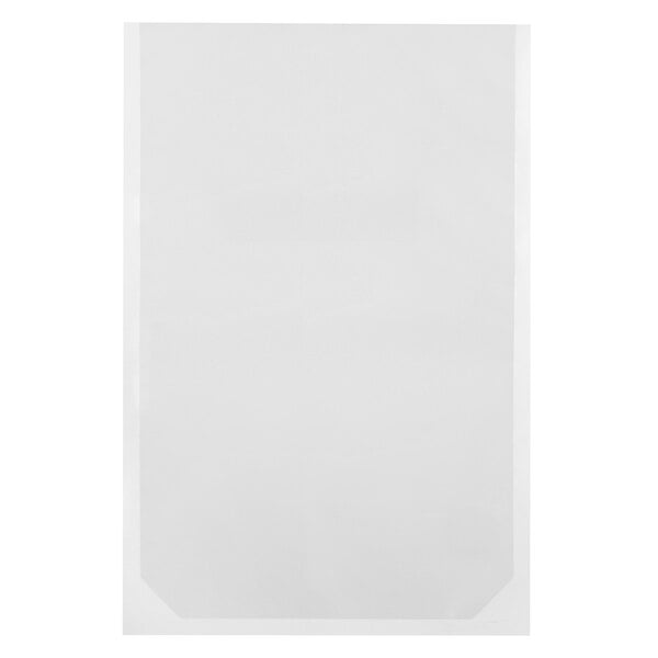 a white paper with a black border