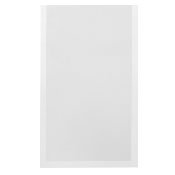 A white rectangular object with a black border.