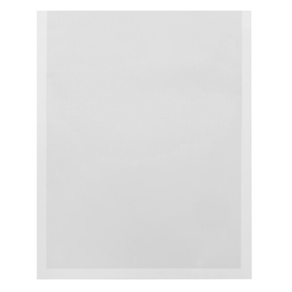 A white rectangular object with a black border.