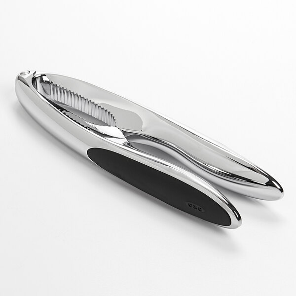 An OXO silver and black zinc seafood/nut cracker.