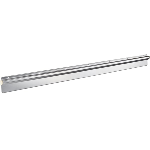 An American Metalcraft stainless steel rectangular wall mounted ticket holder.