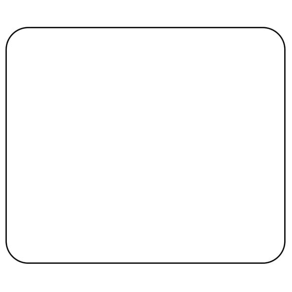 A white rectangle with a black border and black lines.