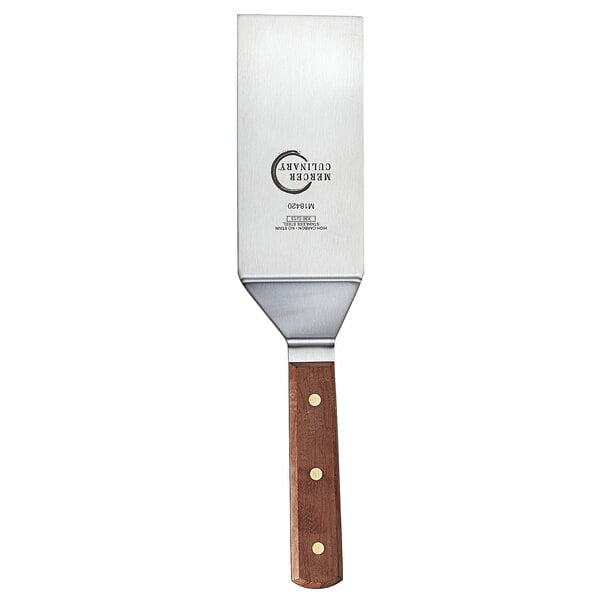 Mercer Culinary Praxis 6 x 3-Inch Fish Turner Stainless Steel cm Wood Handle