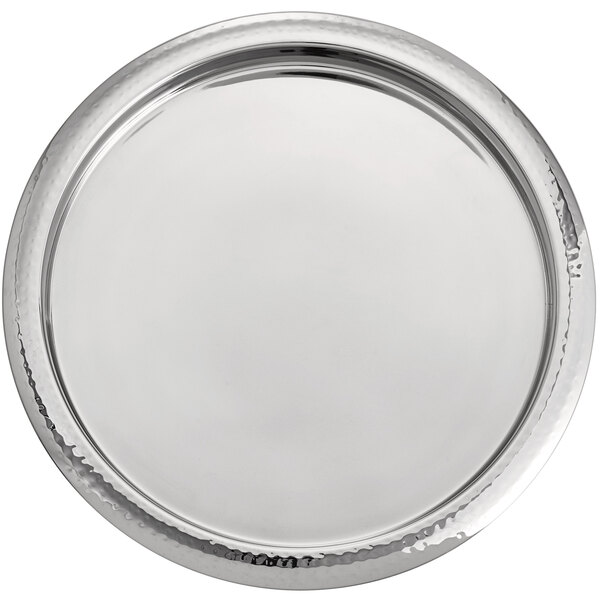 Oneida J0851624a Staccato 14 Round, Large Round Stainless Steel Serving Tray