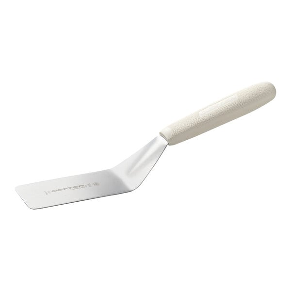 Dexter-Russell 19773 Basics 4" x 2" Solid Turner - Plastic Handle