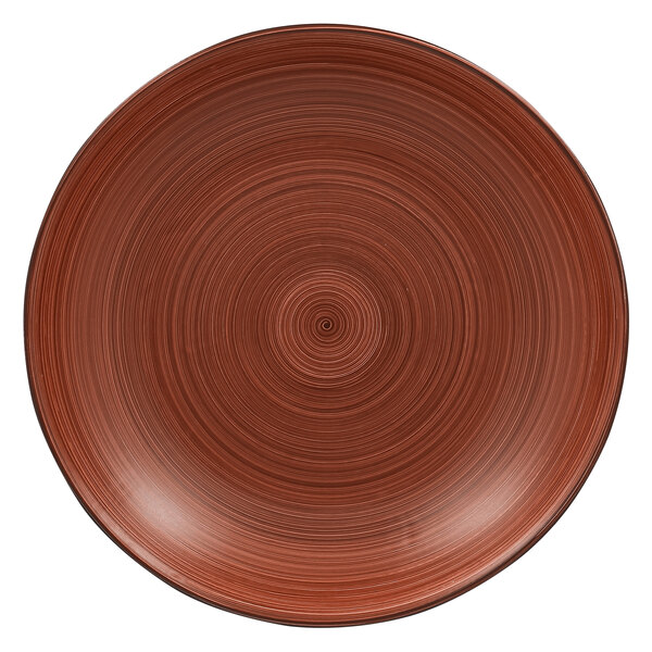 a brown circular pattern
