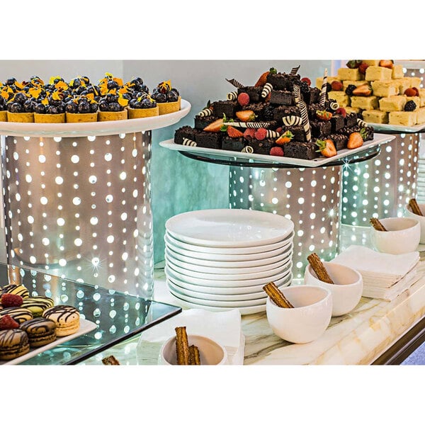 a close-up of a silver container