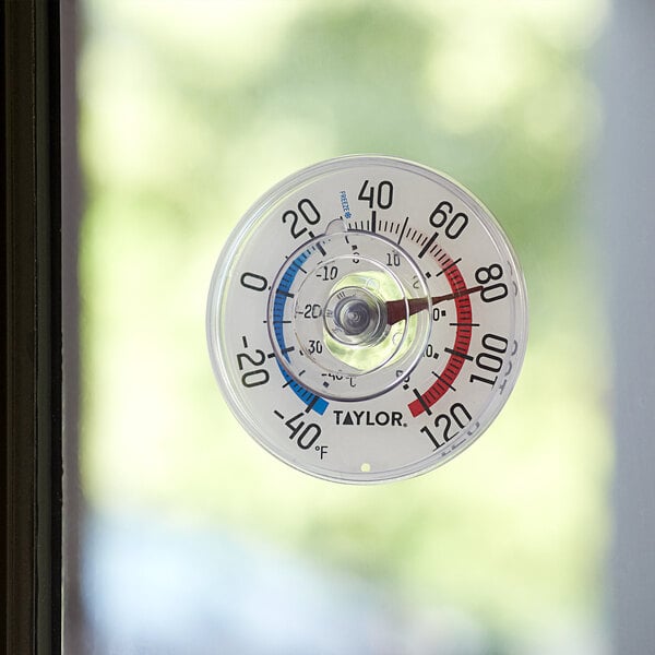 Dial Stick On Outdoor Window Thermometer, Outdoor Window Thermometer