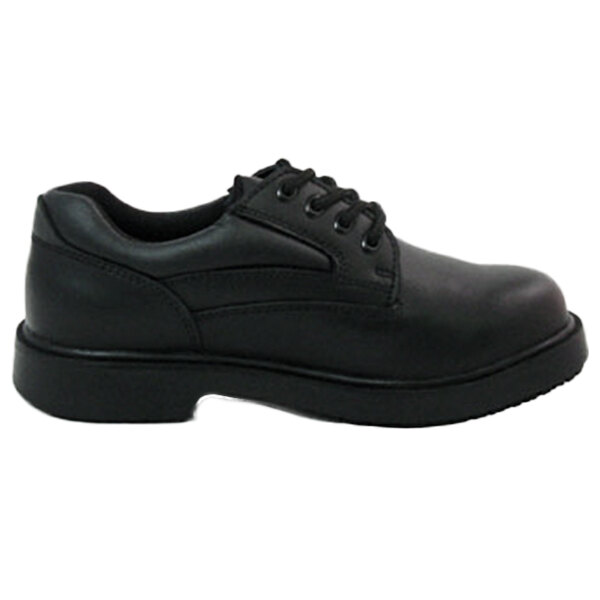 15 Wide Width Black Oxford Non Slip Shoe