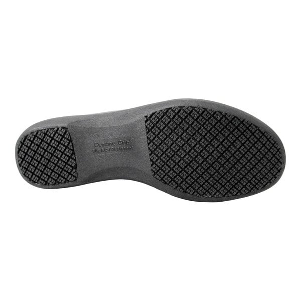 Genuine Grip® 420 Women's Size 5.5 Medium Width Black Full Grain Leather Tie Non Slip Shoe