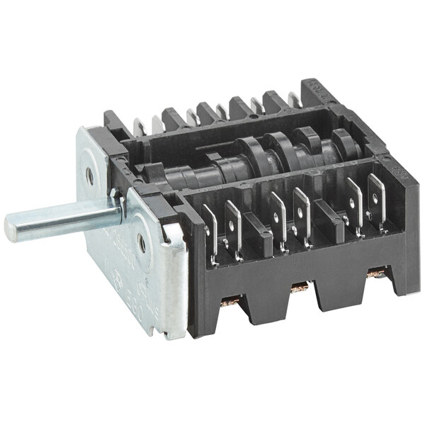 An Avantco CER200 range switch with black and silver components.