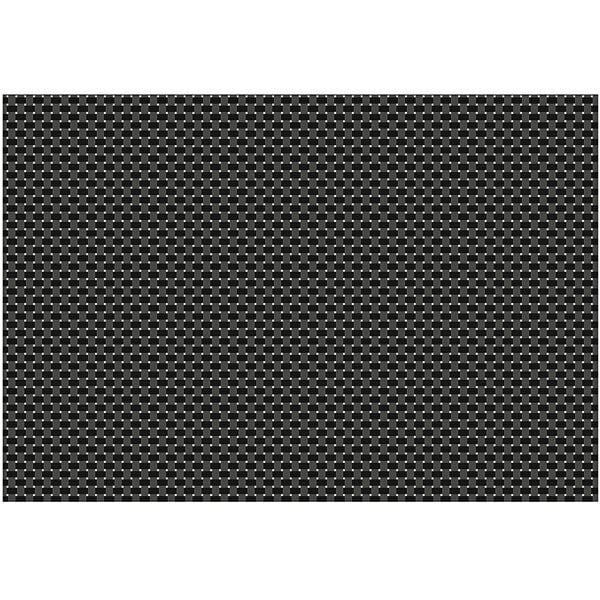 A close-up of a black and white grid on a white background.