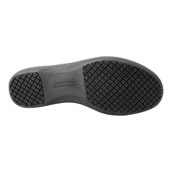 Genuine Grip® 420 Women's Size 11 Wide Width Black Full Grain Leather Tie Non Slip Shoe