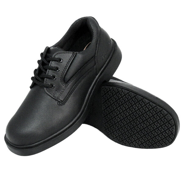 wide width black dress shoes