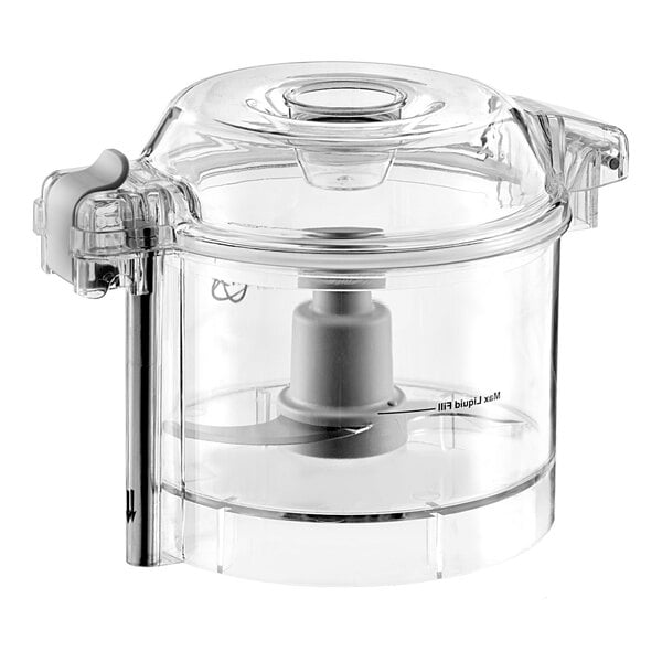 AvaMix Revolution 9283BLCL34 3 Qt. Clear Plastic Bowl and Smooth "S" Blade for 1 hp Food Processors