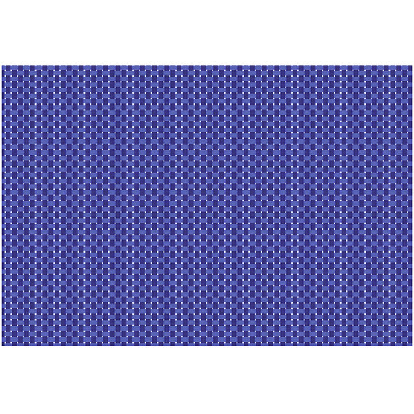 A blue and white checkered pattern on a white background.