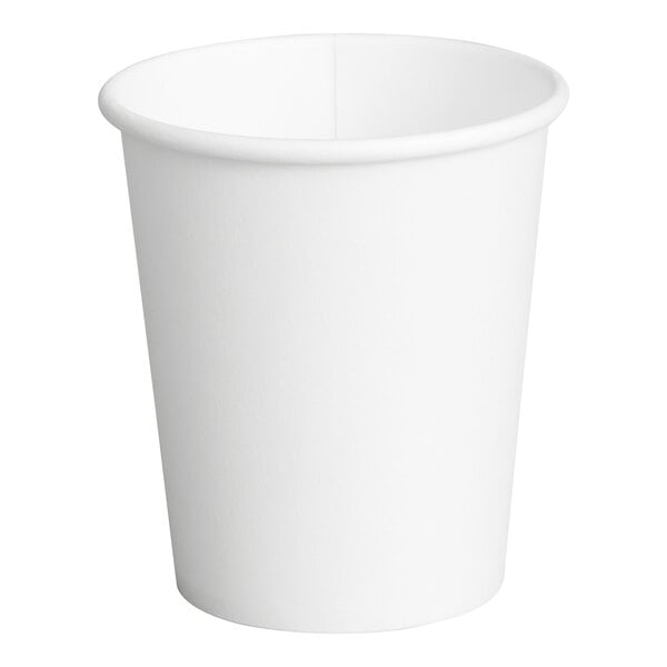 Choice 5 oz. White Unlined Paper Cold Cup - 500/Pack