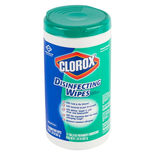 Clorox Disinfectant Cleaner and Deodorizer Wipes 6 Case