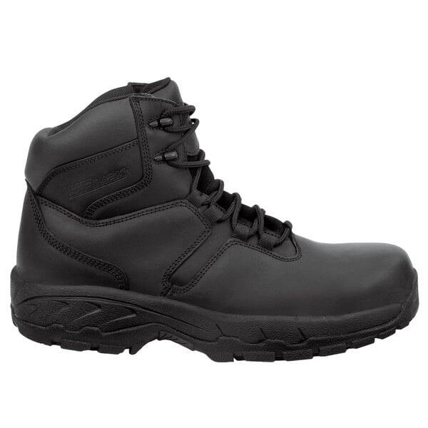 A black SR Max women's hiker boot with laces.