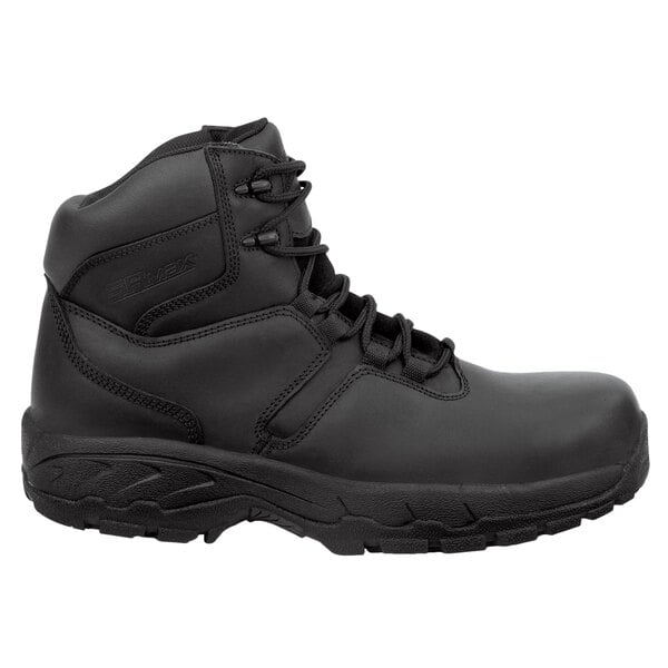 A black SR Max Denali men's hiker boot with laces.