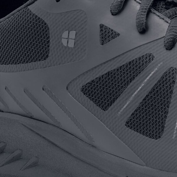 The black sole of a Shoes For Crews Endurance II men's athletic shoe.