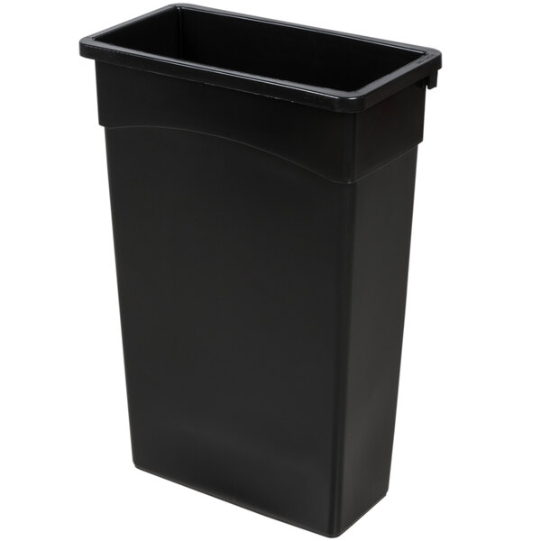 23-gallon-black-wall-hugger-tall-kitchen-trash-can-2748322bk-ebay