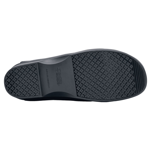 The black sole of a Shoes For Crews Kelsey casual shoe.