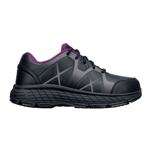 A black ACE women's water-resistant athletic shoe.