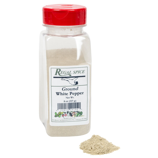 Regal Ground White Pepper 8 oz.