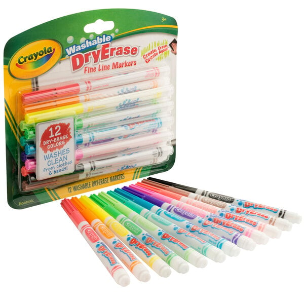 Download Crayola 985912 12-Count Washable Fine Line Dry Erase Marker